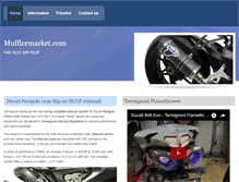 Tablet Screenshot of mufflermarket.com